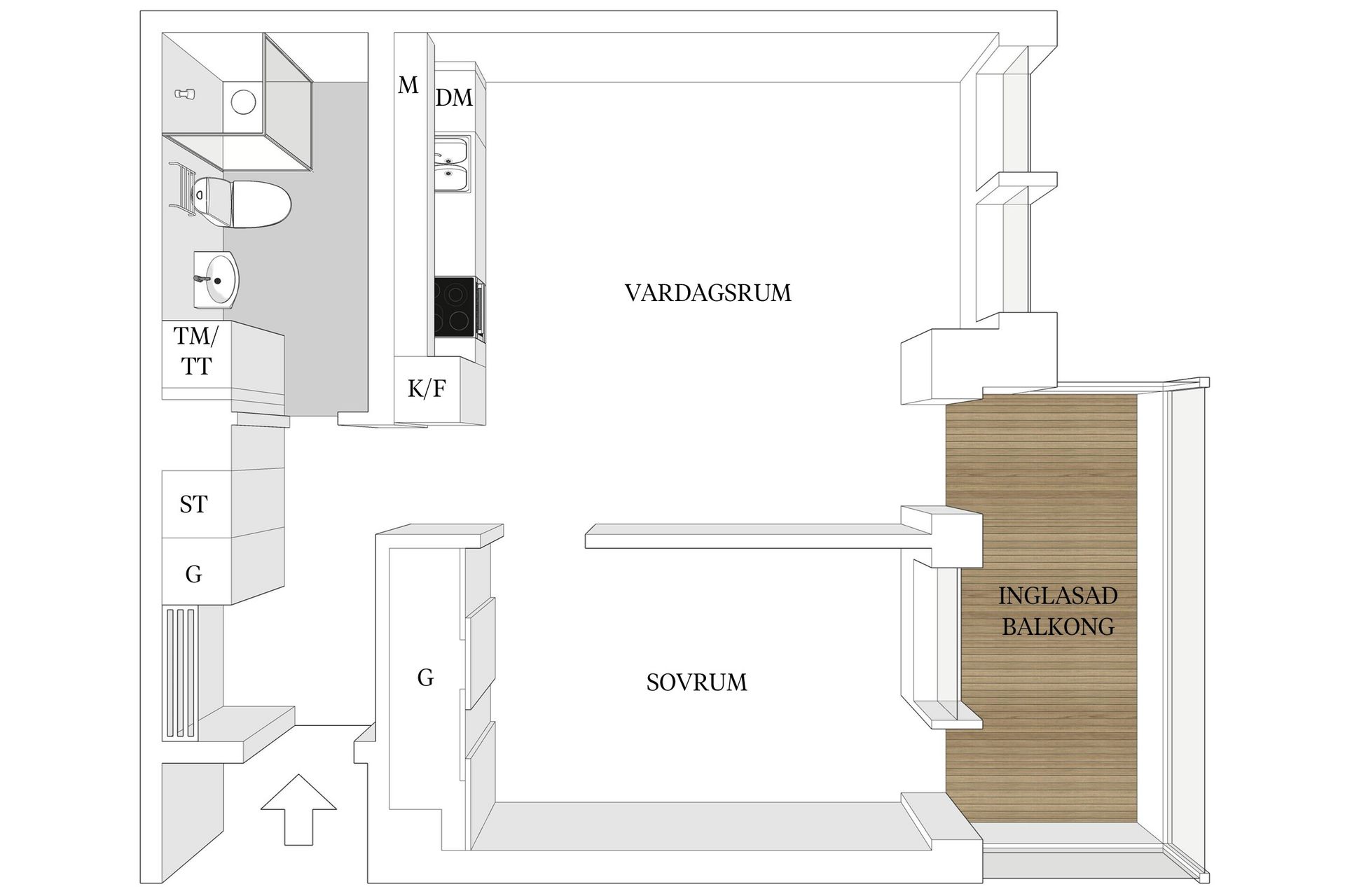 Bostadsrätt, Vågbrytargränd 1, Oceanhamnen, Helsingborg
