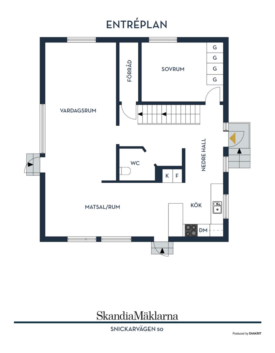 Villa, Snickarvägen 50, Gamla Bro - Bro, Upplands-Bro