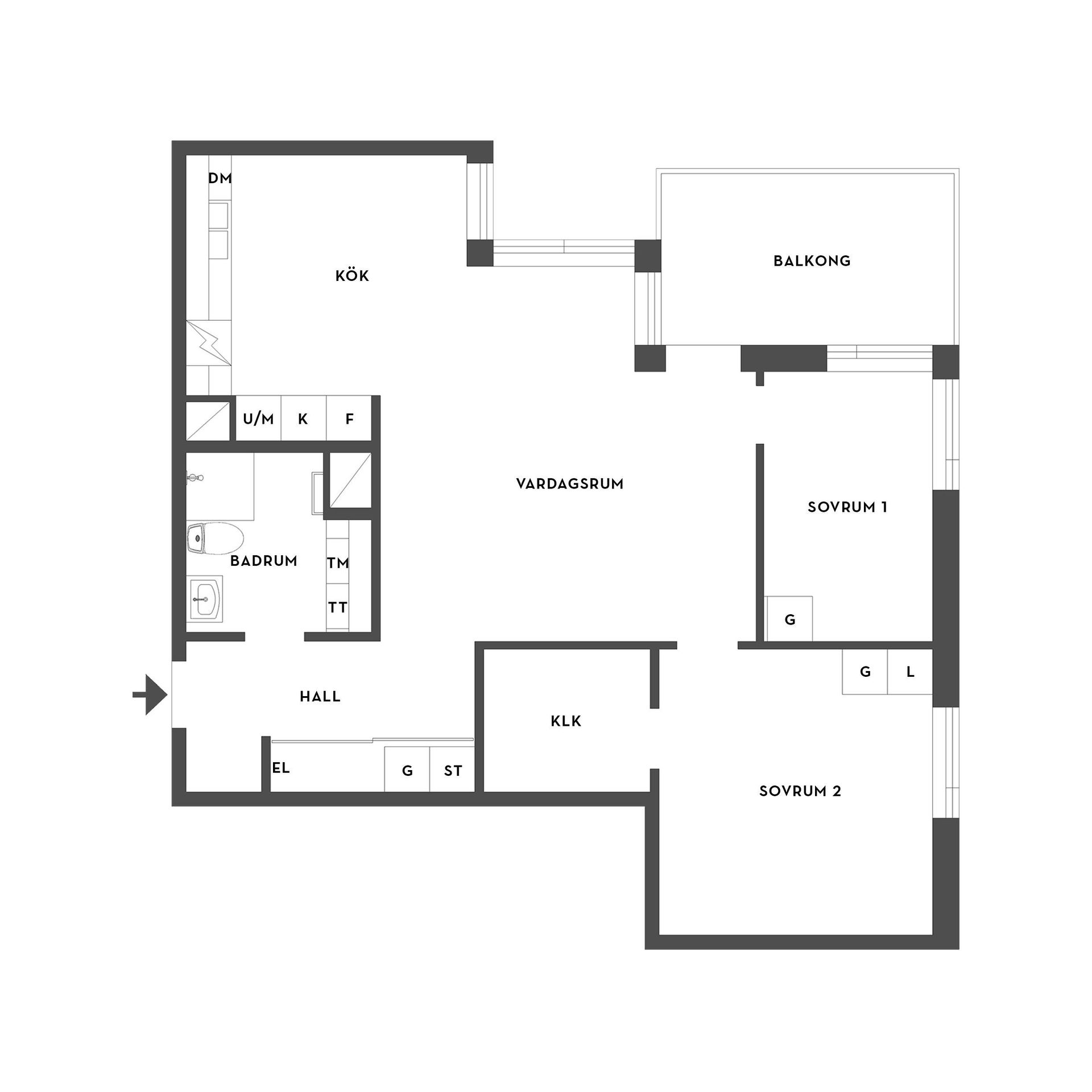 Bostadsrätt, Regementsgatan 38, Centrala Strängnäs, Strängnäs