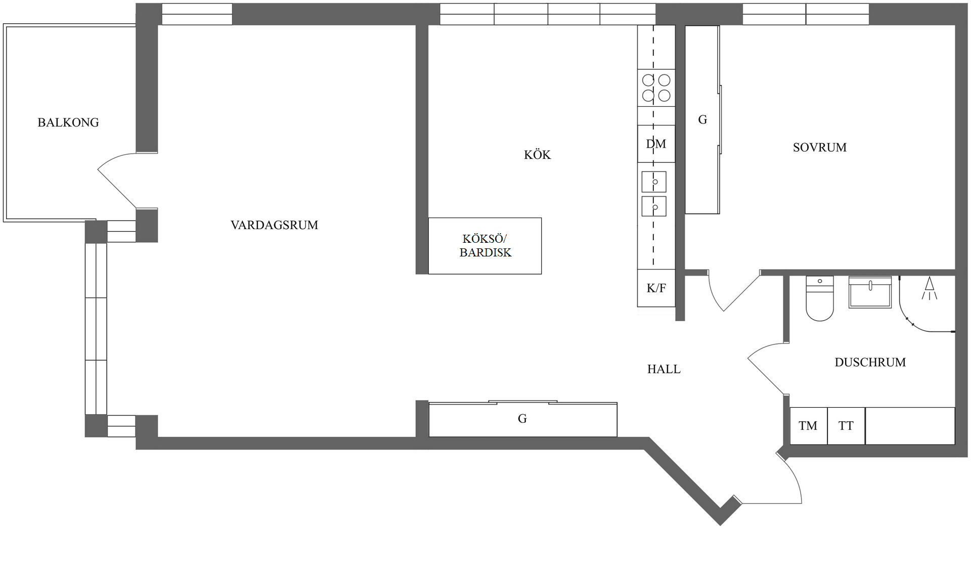 Bostadsrätt, Kungsgatan 7, Centralt, Norrköping