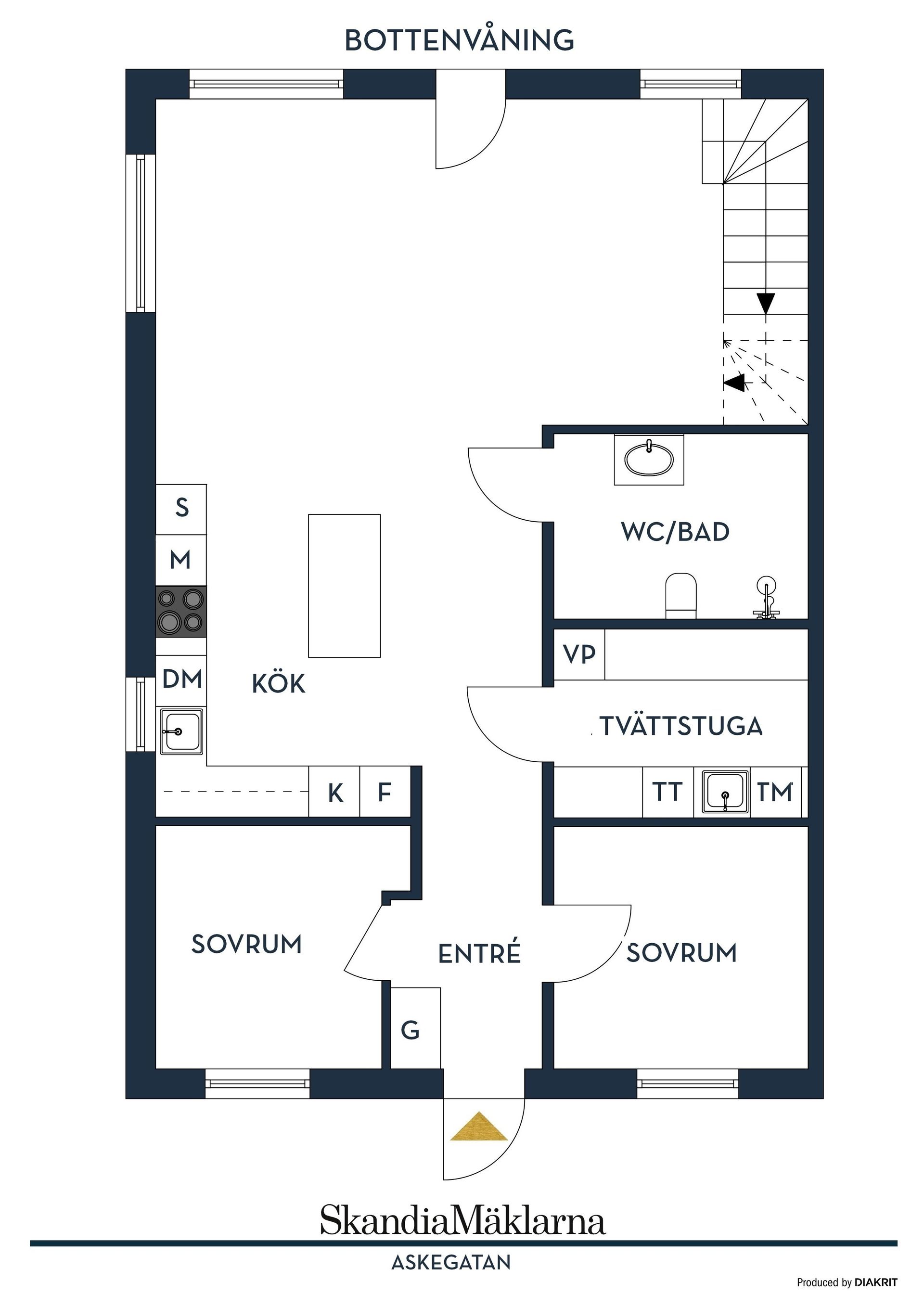 Radhus, Askegatan 13A, Nyvång, Åstorp