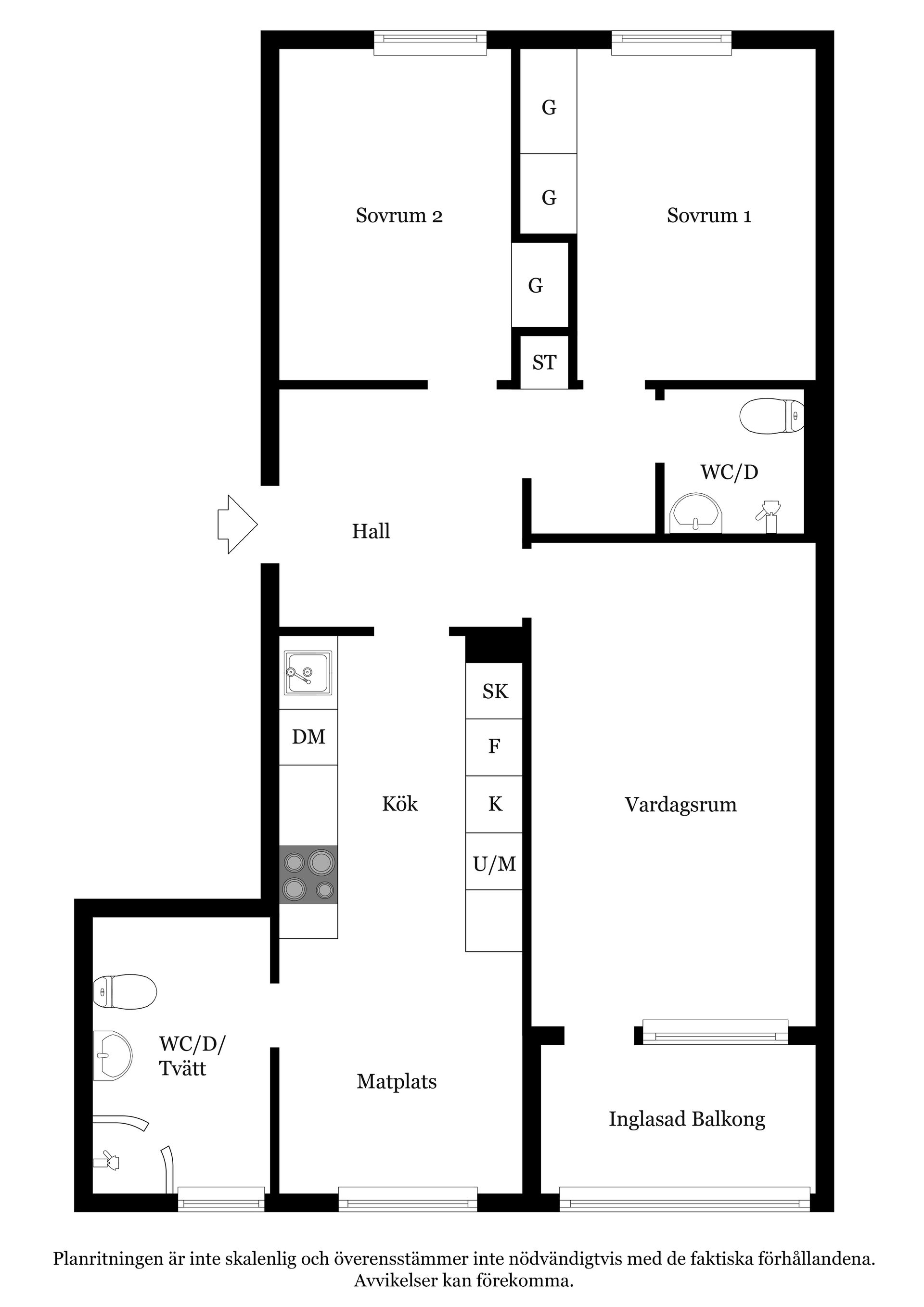 Bostadsrätt, Johan Enbergs väg 48A, 3 tr, Västra Skogen, Solna