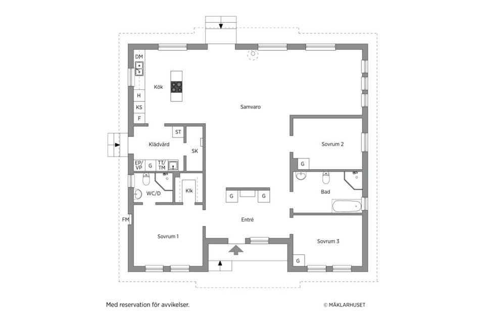 Villa, Mellangårdsvägen 15, Smedstorp, Kumla