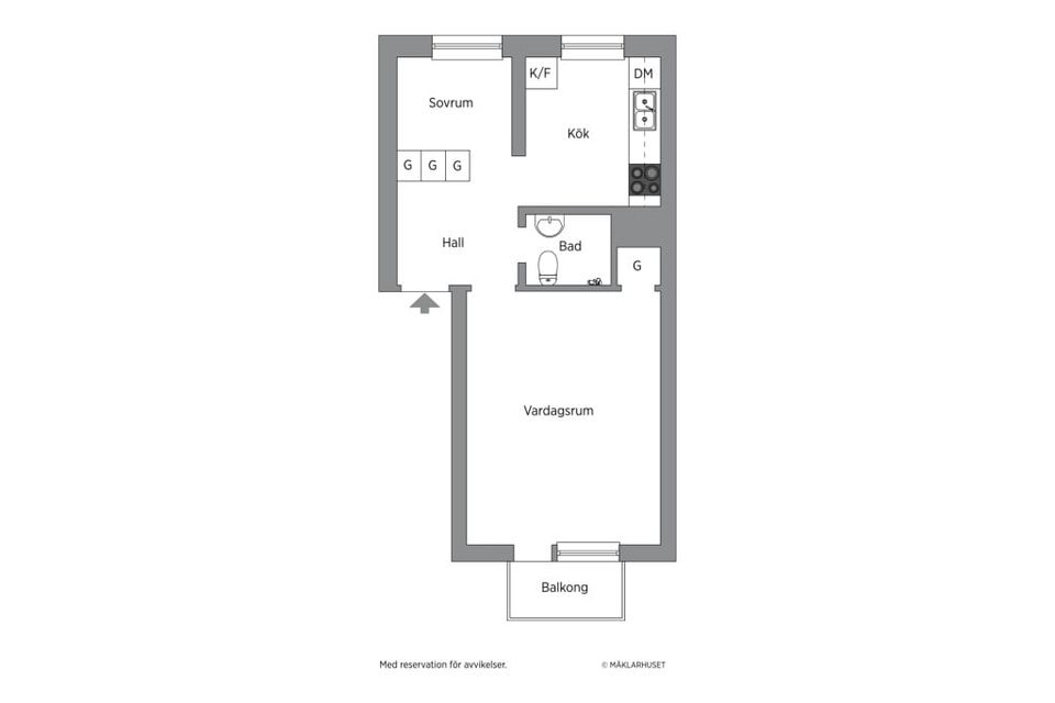 Bostadsrätt, Ullavigatan 32 B, Centralt / Väster, Örebro