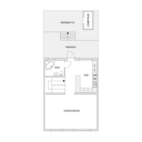 Villa, Radhus, Eksätravägen 70, Bredäng - Mälarhöjden, Stockholm