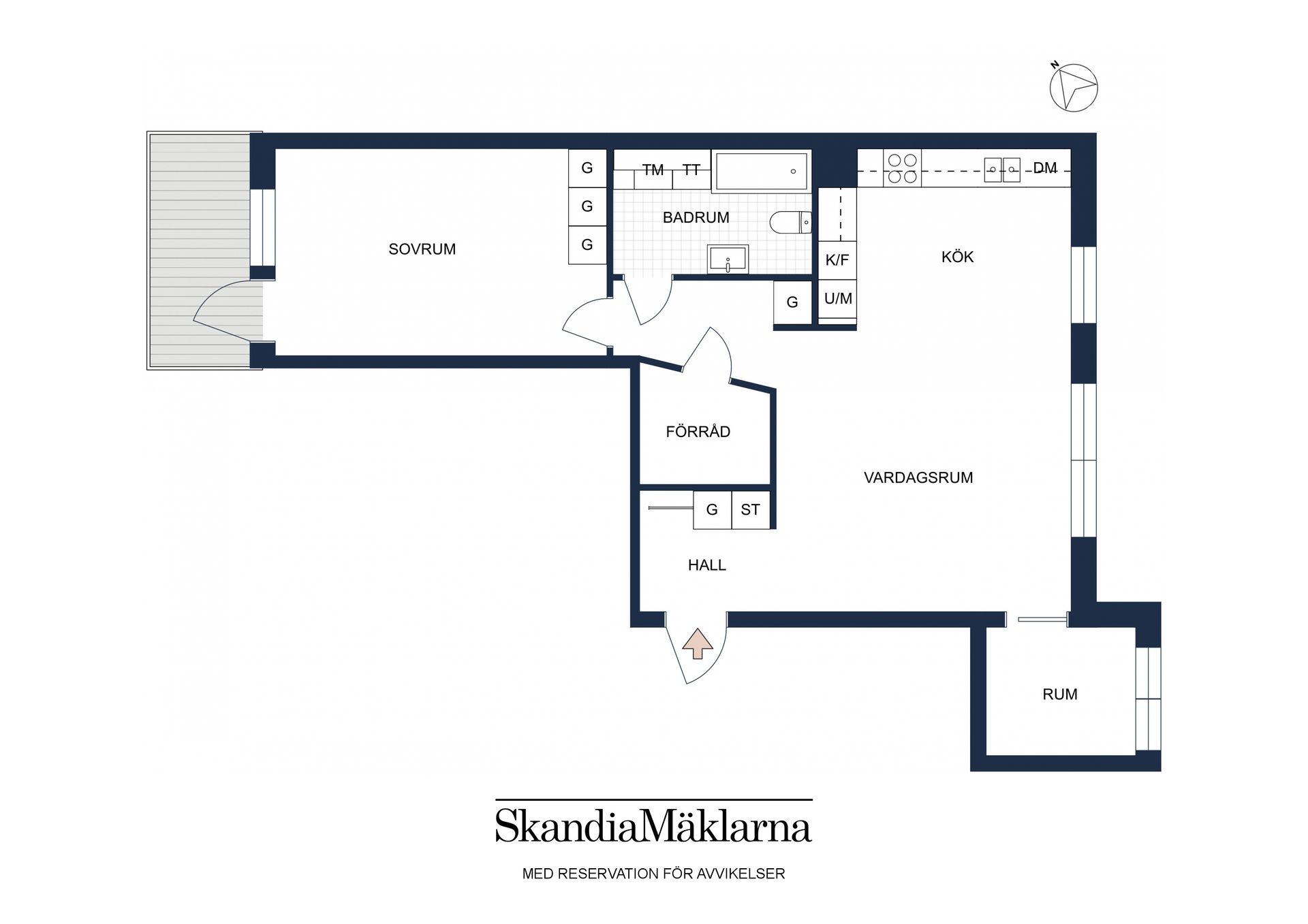Bostadsrätt, Råbyvägen 82, Kvarngärdet, Uppsala