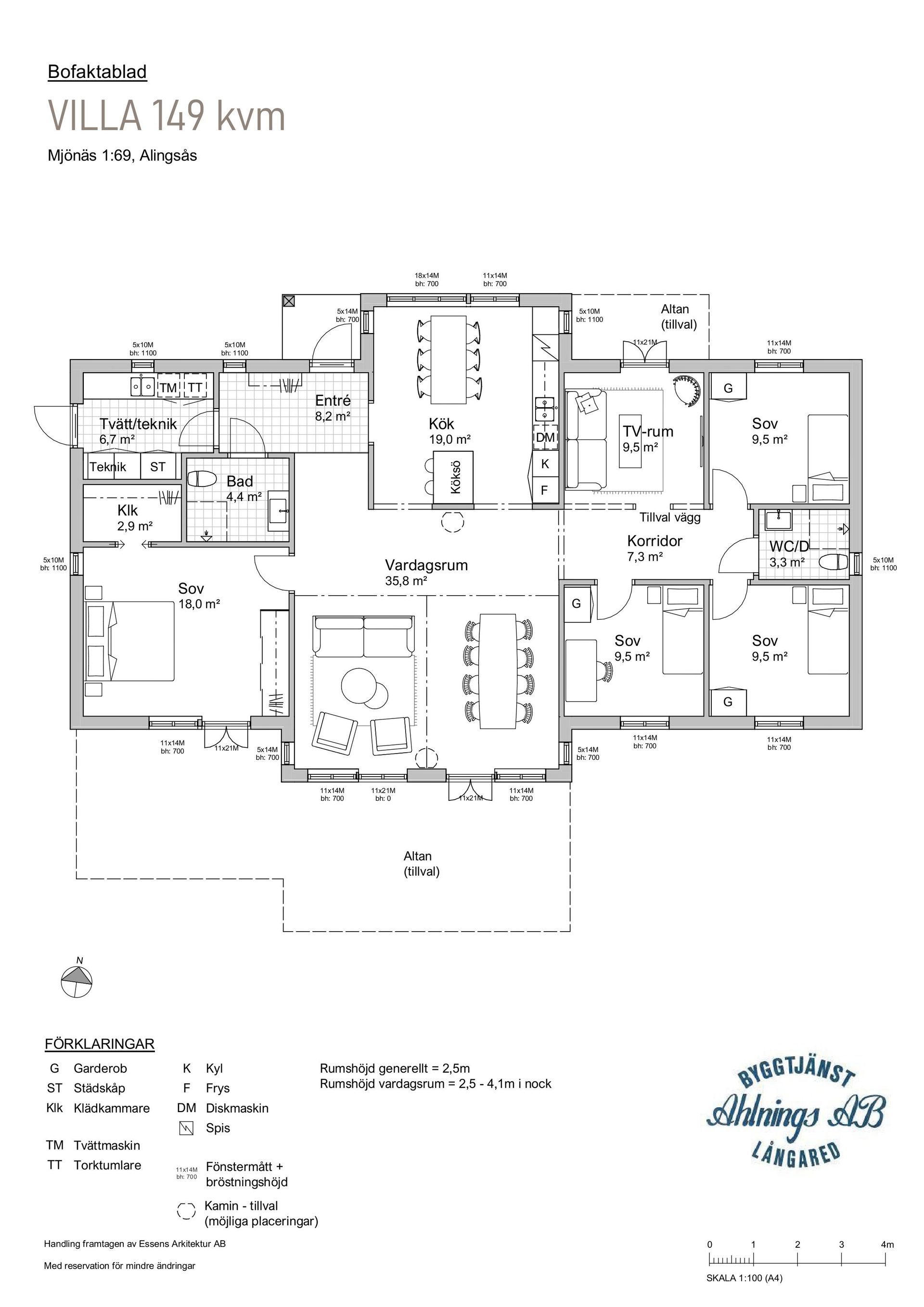 Villa, Hällnäsvägen 20A, Långared, Alingsås