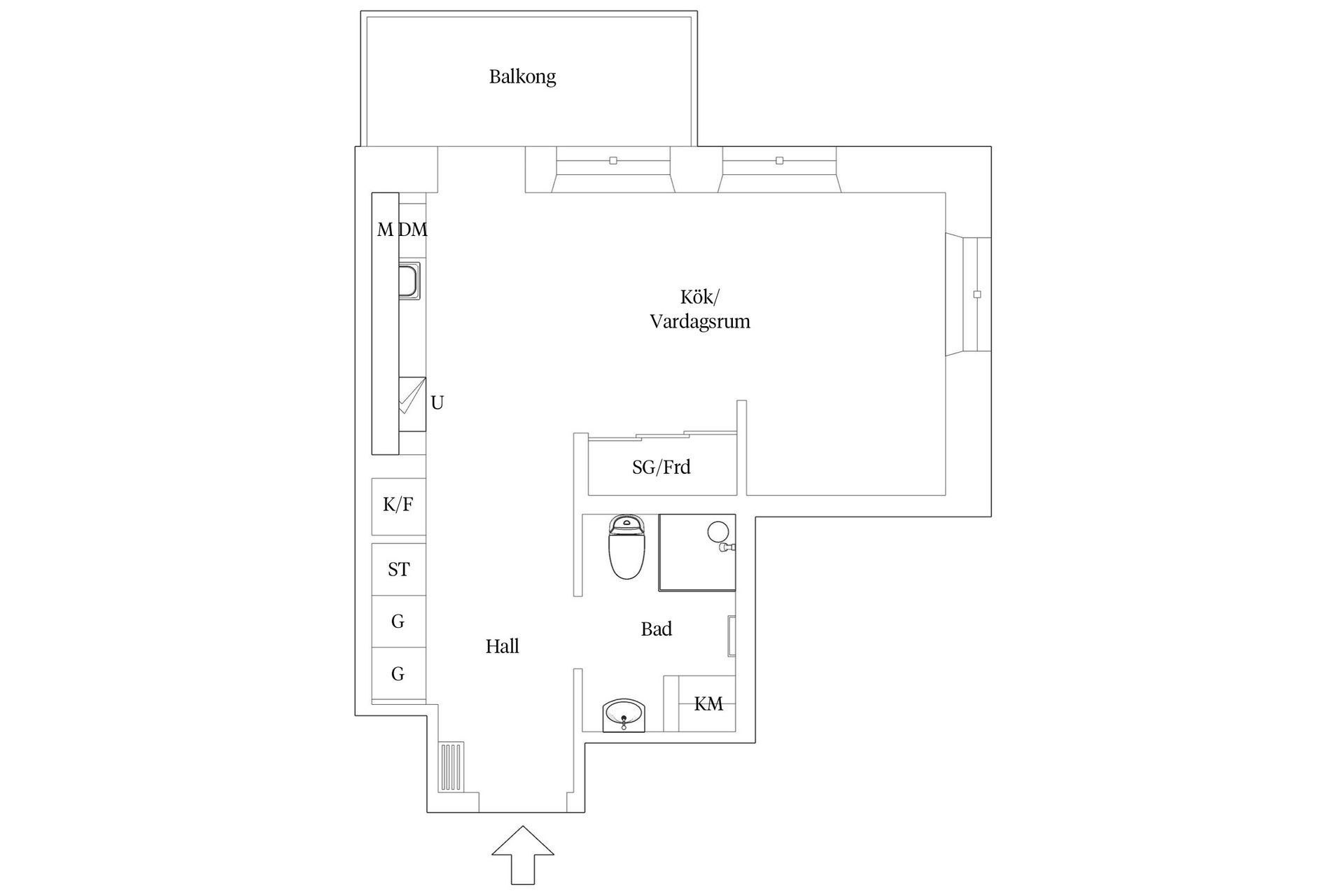 Bostadsrätt, Sjupundsgatan 35, Högsbohöjd, Göteborg