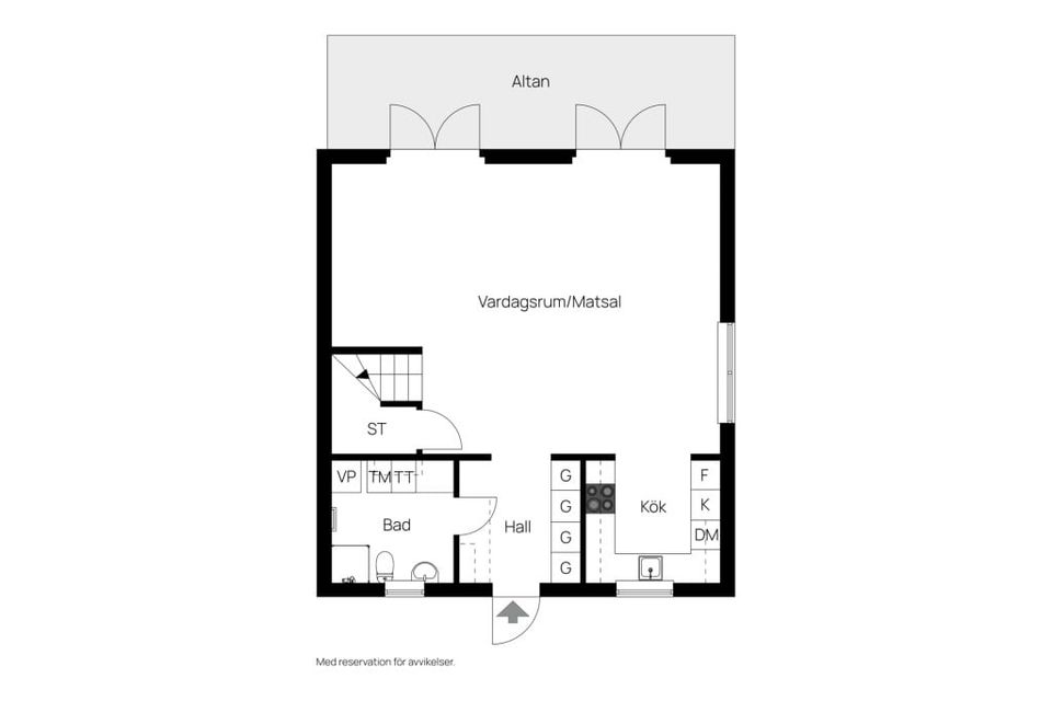 Radhus, Björnmossvägen 33, Lindbacken, Uppsala