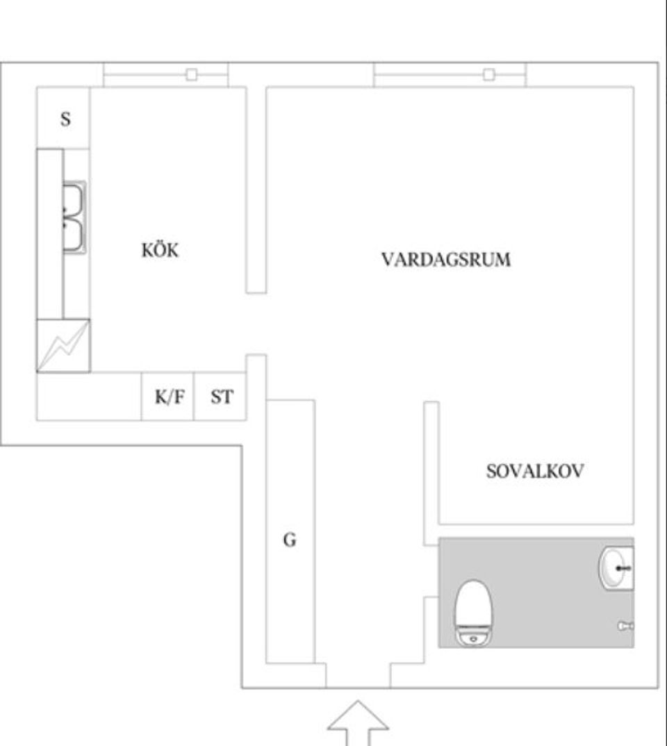 Bostadsrätt, Rekylgatan 6, Haga, Västerås