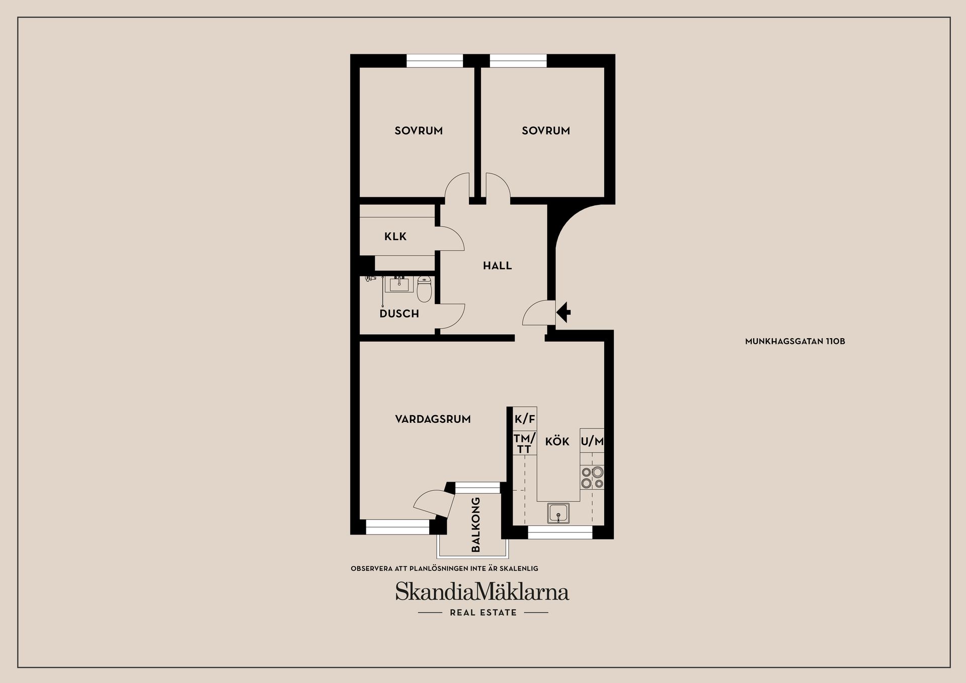Bostadsrätt, Munkhagsgatan 110B, Johannelund, Linköping