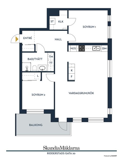 Bostadsrätt, Ridderstads gata 30, Berga, Linköping