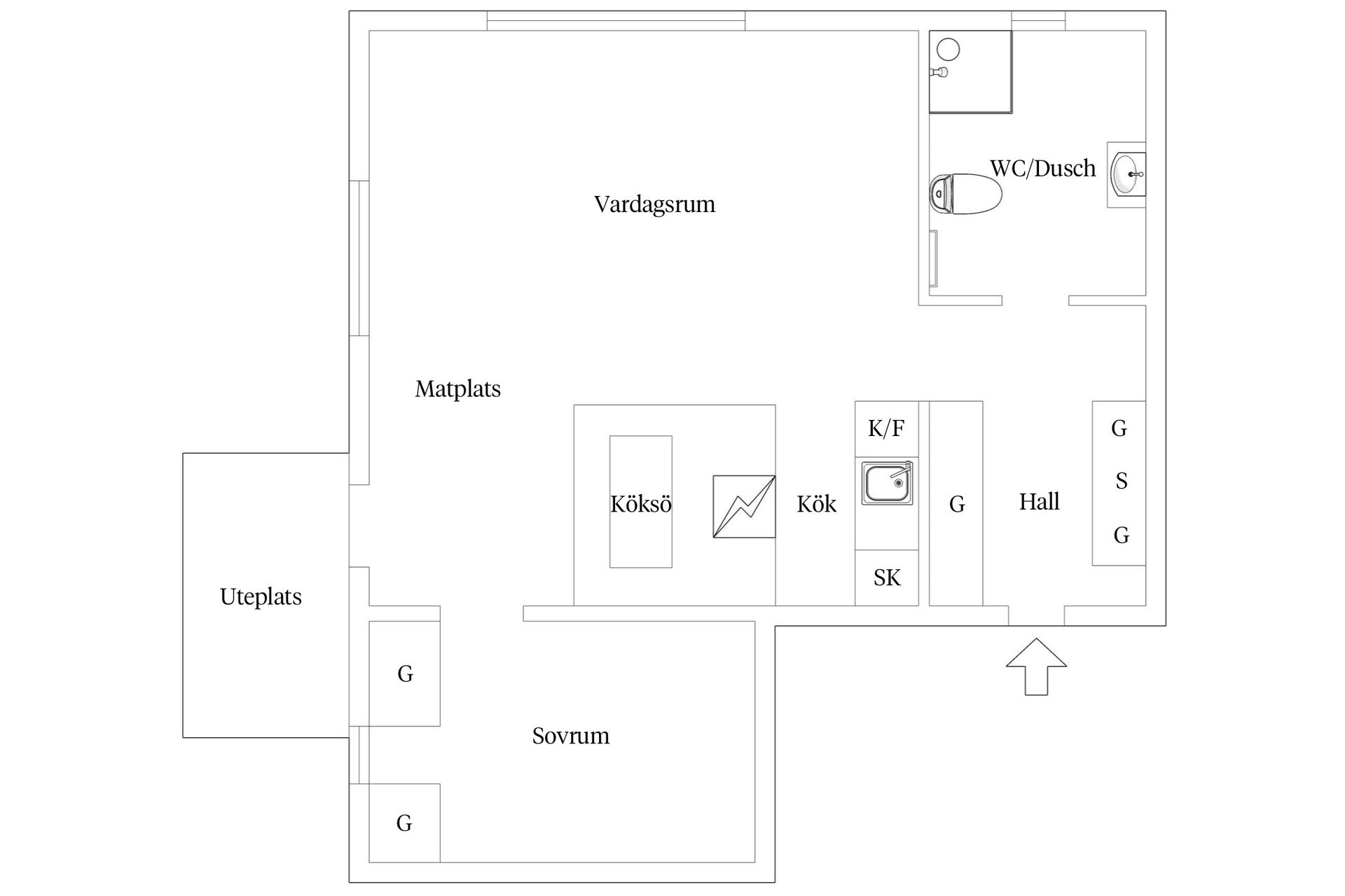 Bostadsrätt, De la gardies väg 3, Gustavsberg - Farsta Slottsvik, Värmdö
