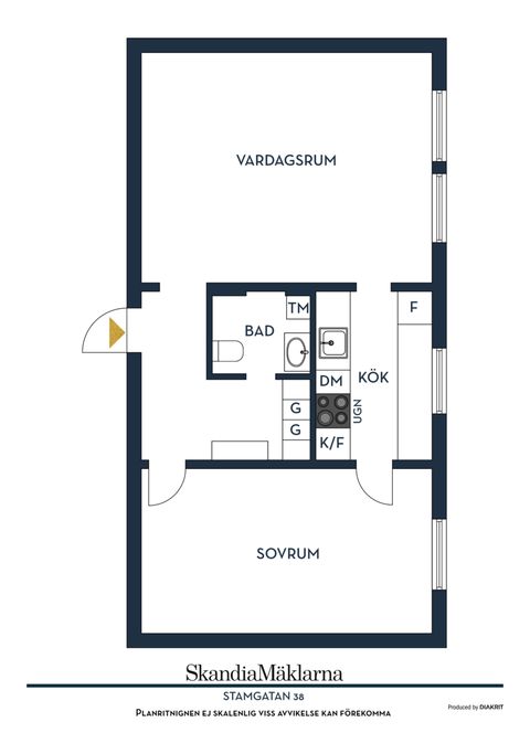 Bostadsrätt, Stamgatan 38, Östberga, Stockholm