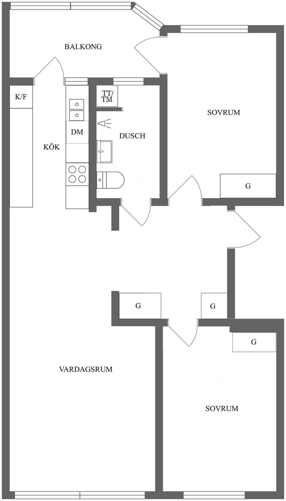 Bostadsrätt, Trestegsgatan 113, Ektorp, Norrköping