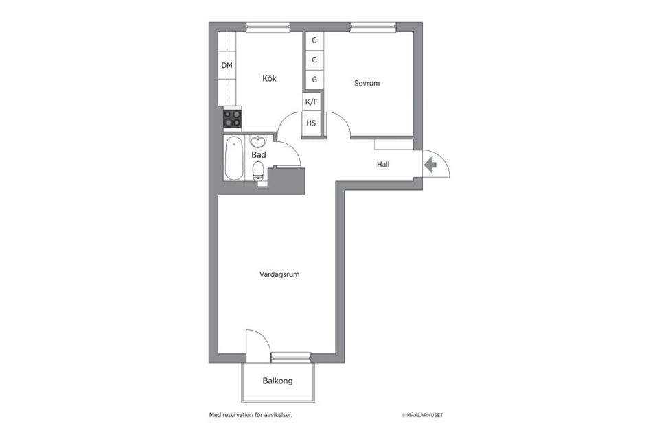 Bostadsrätt, Svartbäcksgatan 101 B, Svartbäcken, Uppsala