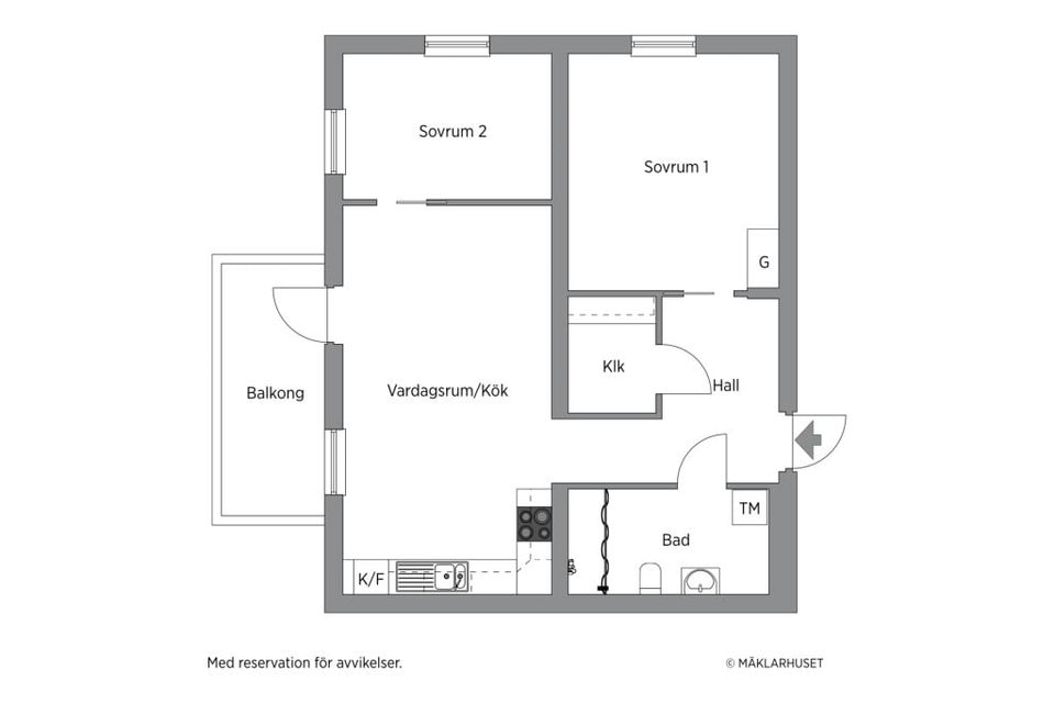 Bostadsrätt, Stackmolnsvägen 31C, Fullerö Hage, Uppsala