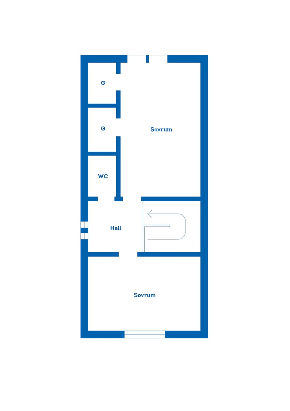 Villa, Radhus, Fåborgsvägen 7A, Herting, Falkenberg