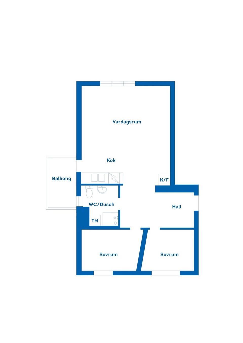 Bostadsrätt, Sturegatan 23A, Centralt, Falun