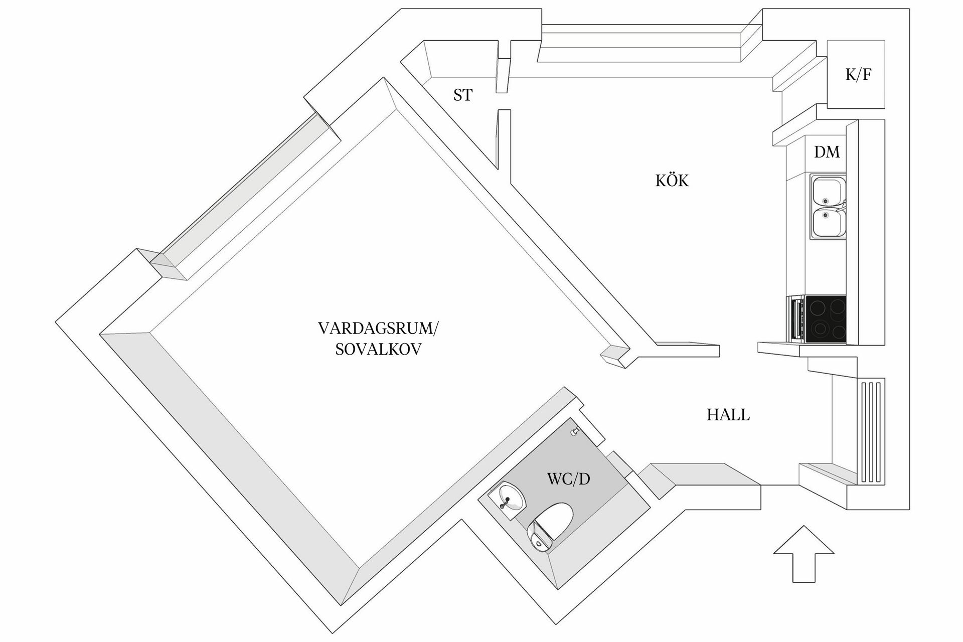 Bostadsrätt, Lilla möllevångsgatan 8, Slottshöjden, Helsingborg