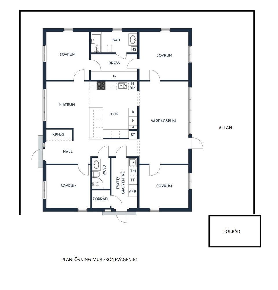 Villa, Murgrönevägen 61, Kinda