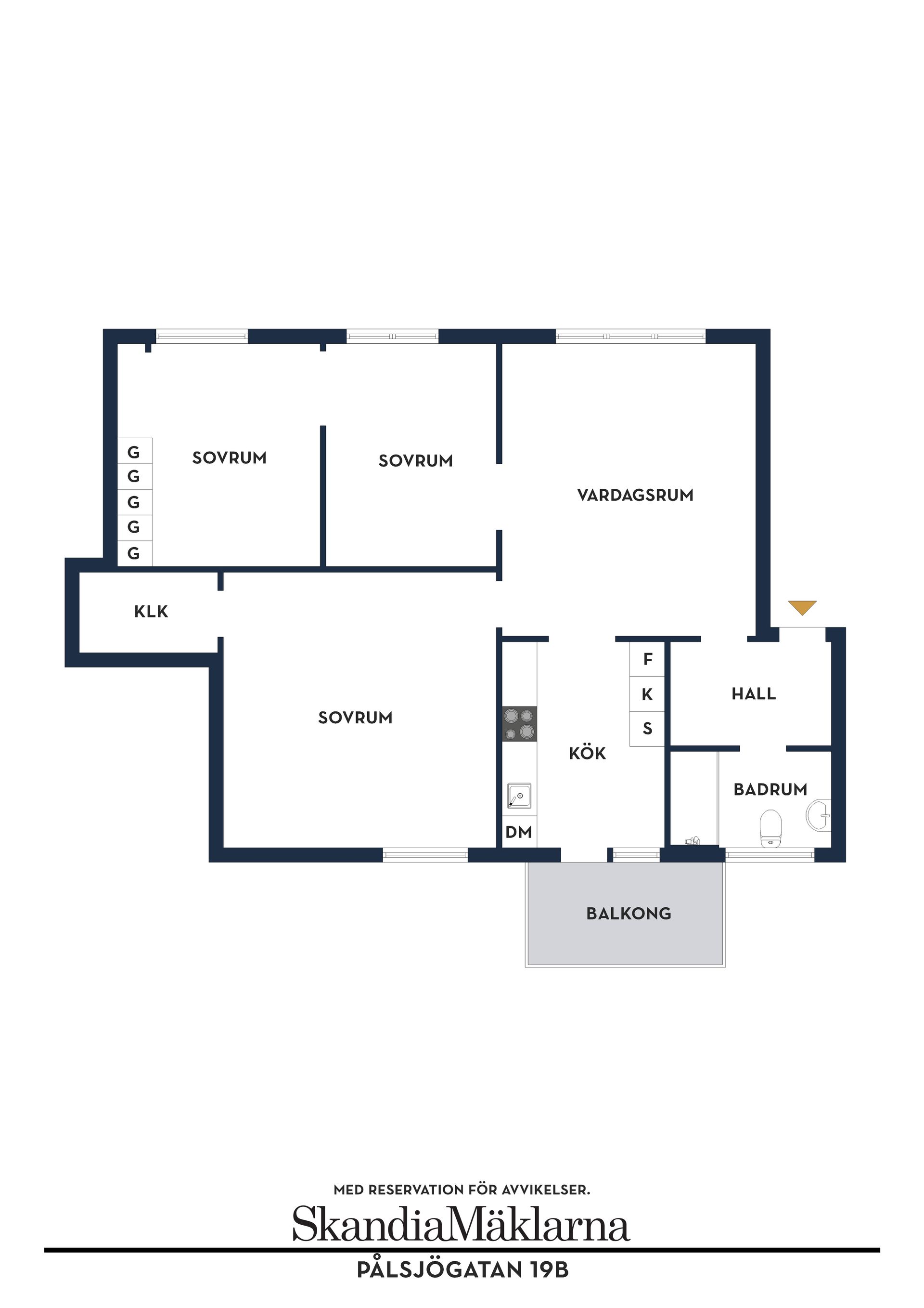 Bostadsrätt, Pålsjögatan 19B, Tågaborg, Helsingborg