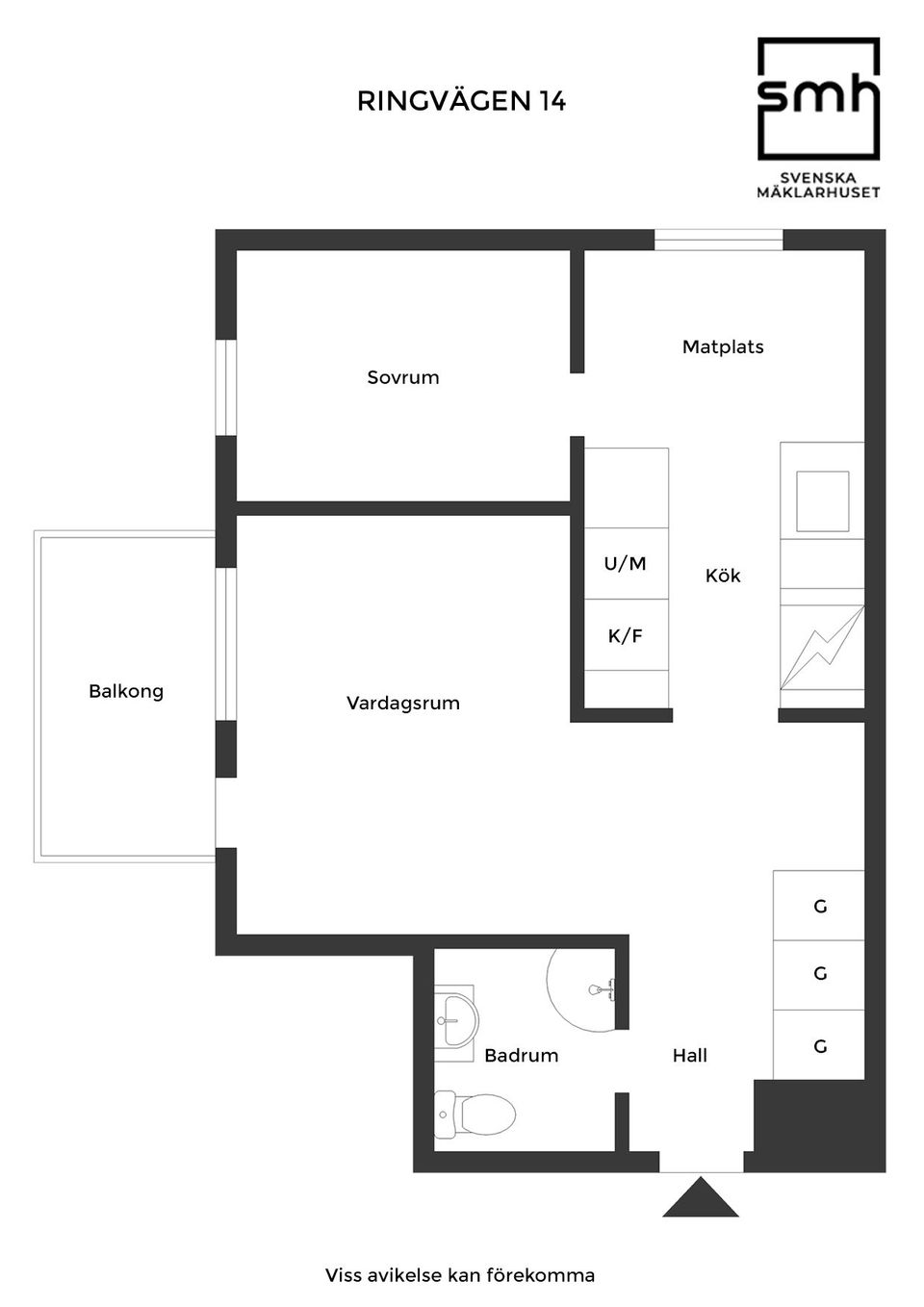 Bostadsrätt, Ringvägen 14, Kungsängen/Centrum, Upplands-Bro