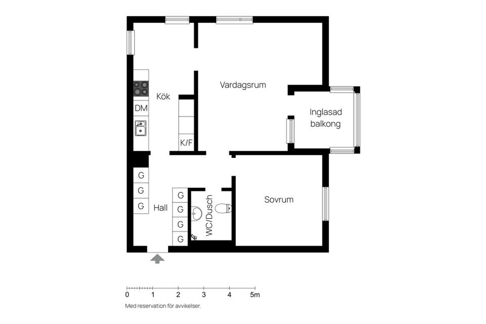 Bostadsrätt, De Geersgatan 93, Norrköping