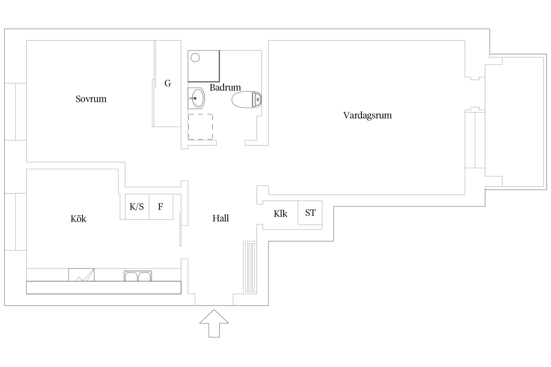 Bostadsrätt, Norrstrandsgatan 73D, Norrstrand, Karlstad