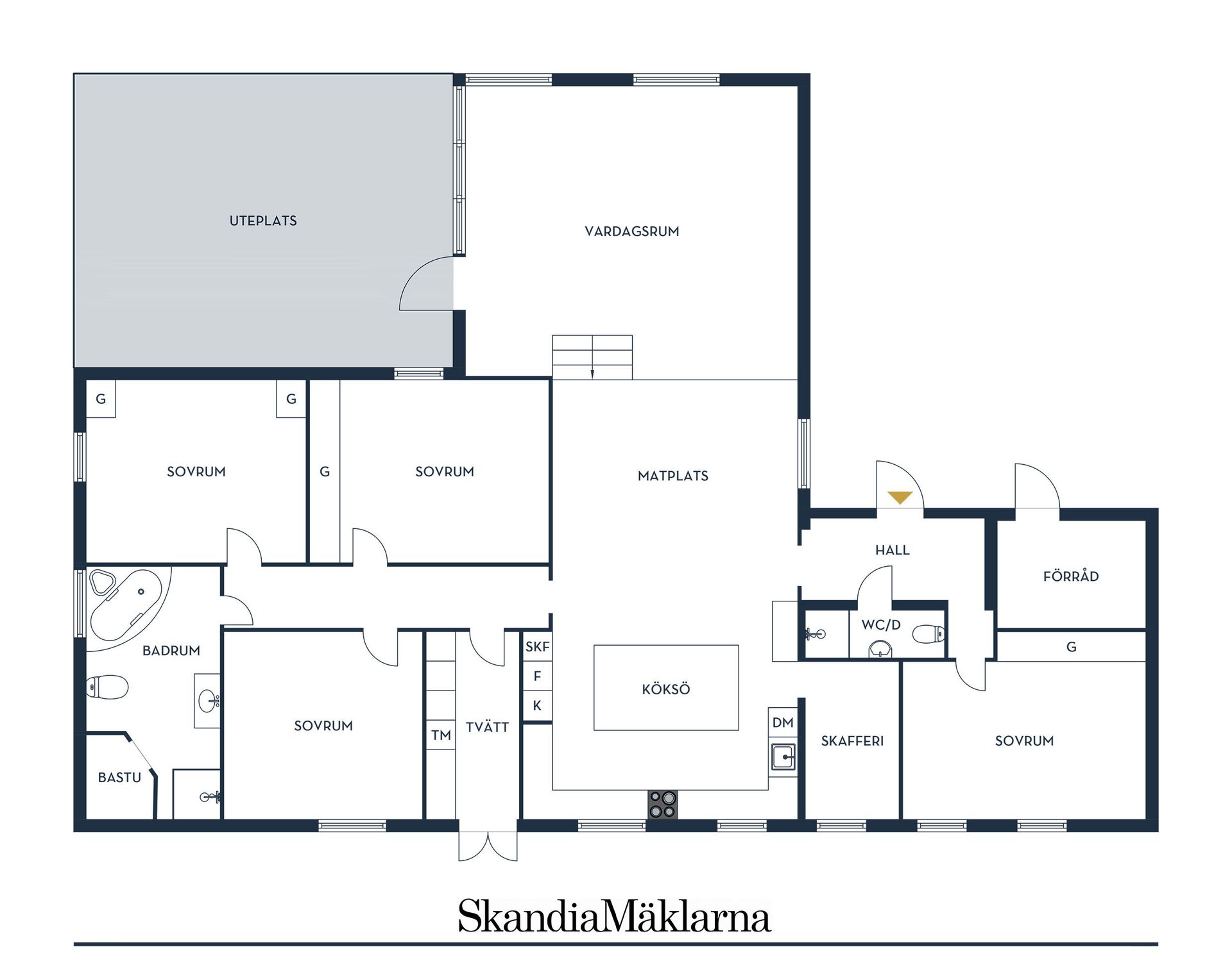 Villa, Skolvägen 8, Centrala Väsby, Upplands Väsby