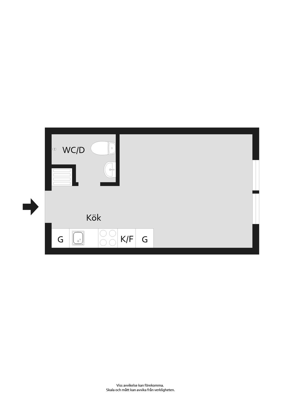 Bostadsrätt, Vaksalagatan 55, Fålhagen, Uppsala