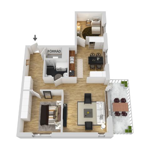 Bostadsrätt, Skårdalsvägen 11B, Bohus, Ale