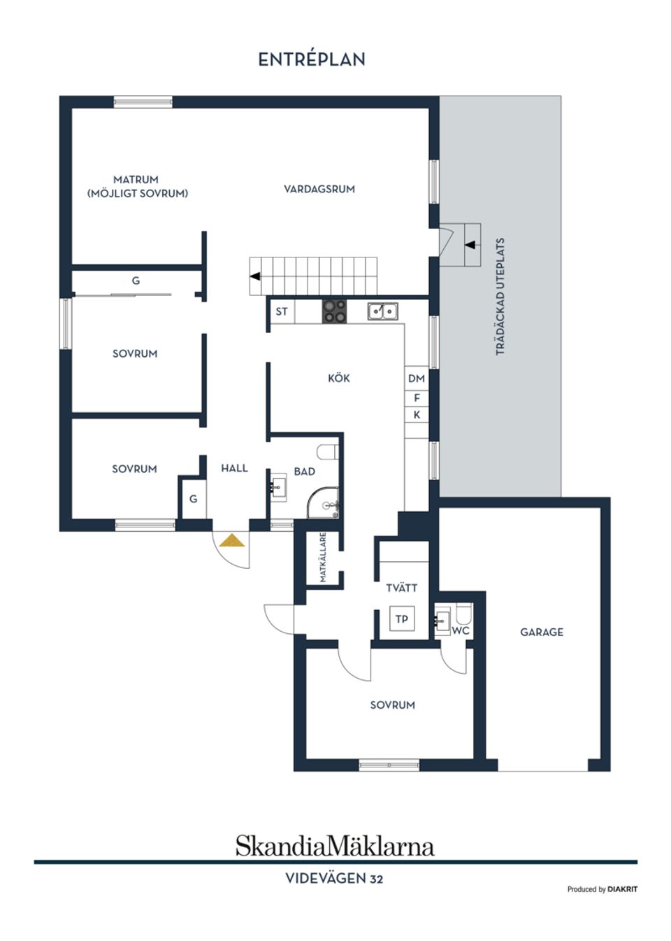 Villa, Videvägen 32, Fullersta, Huddinge