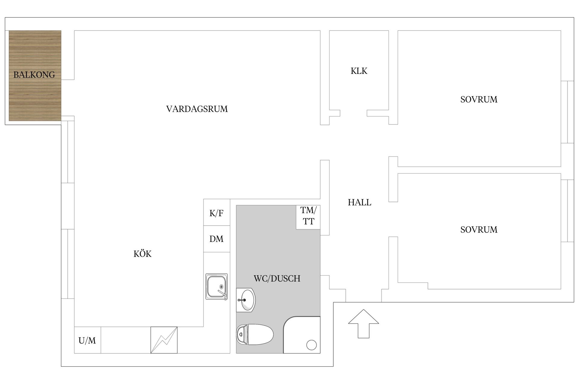 Bostadsrätt, Torgilsgatan 10C, Norrmalm, Borås