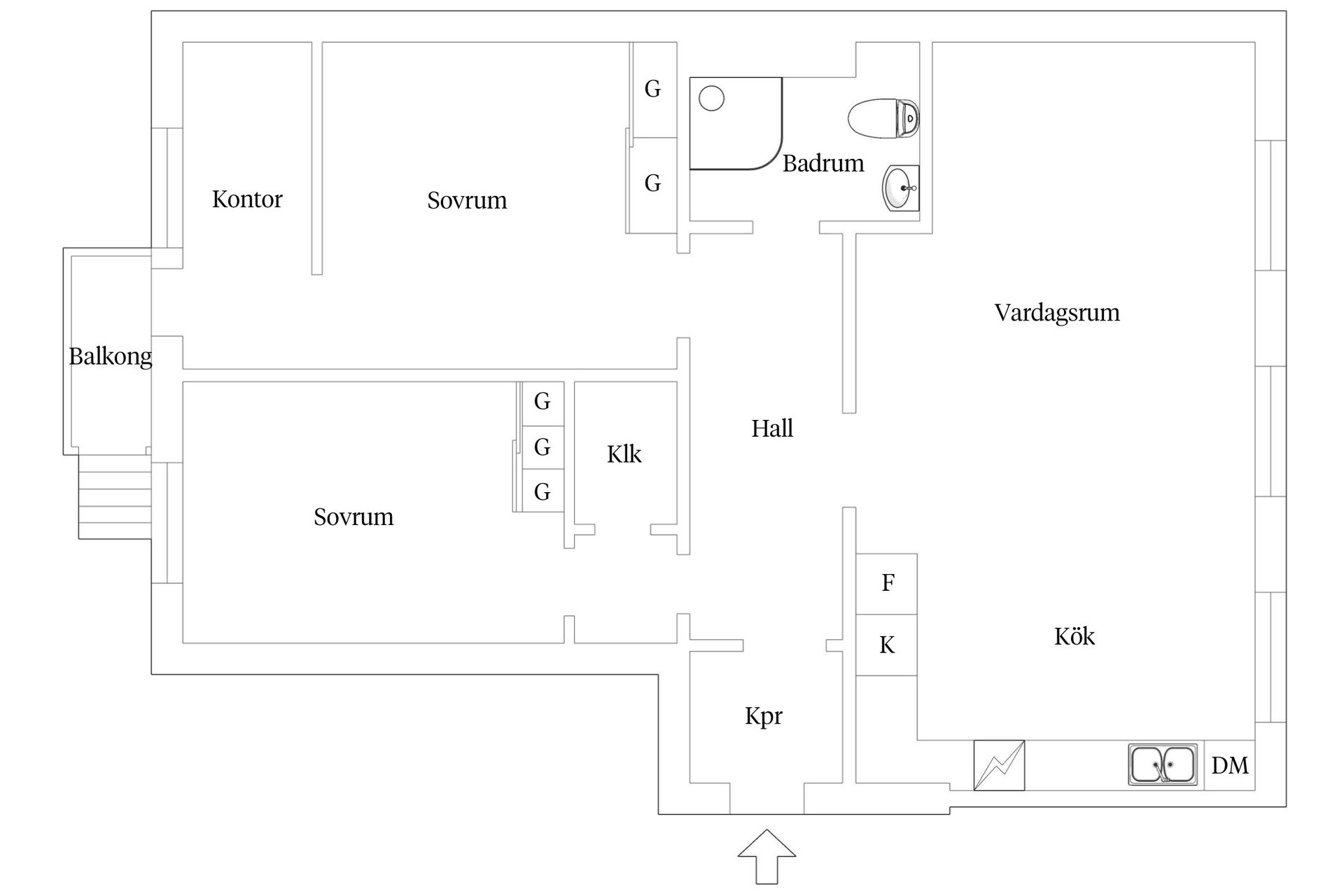 Bostadsrätt, Fältjägargränd 16A, Centralt, Östersund