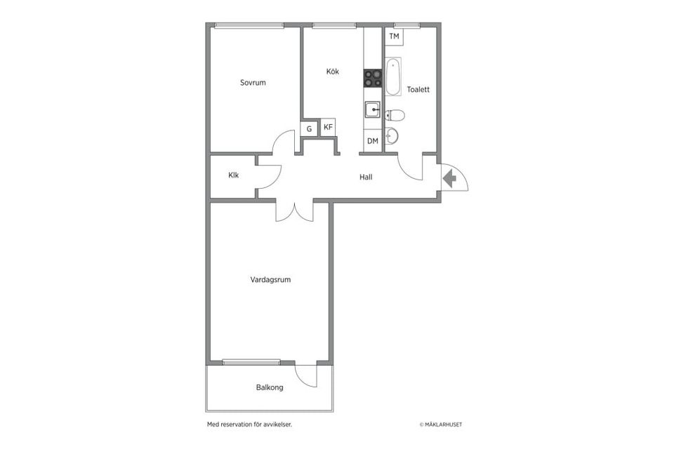 Bostadsrätt, Häradsvägen 34b, Centrum/Östermalm, Borlänge