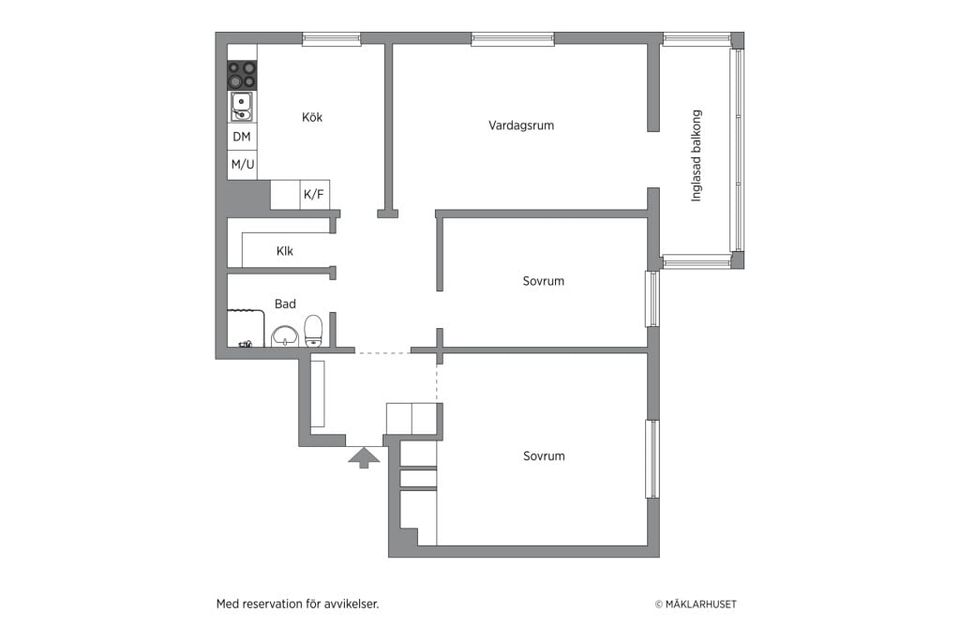 Bostadsrätt, Björkhemsgatan 75, Sjöbo, Borås