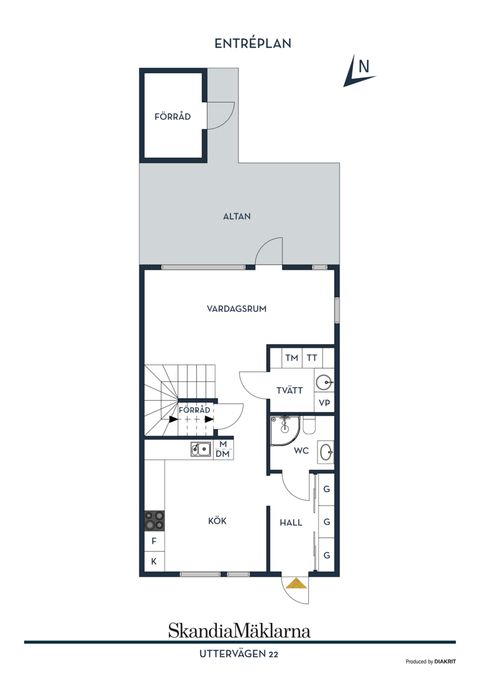Radhus, Uttervägen 22, Kareby, Kungälv