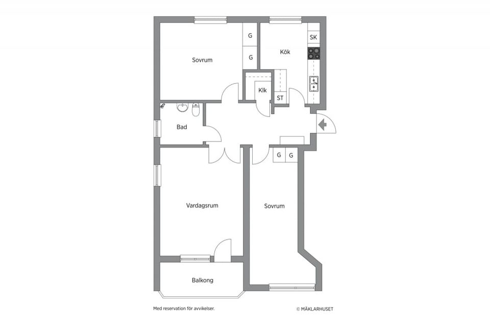 Bostadsrätt, Fjällgatan 33, Tullen, Borås