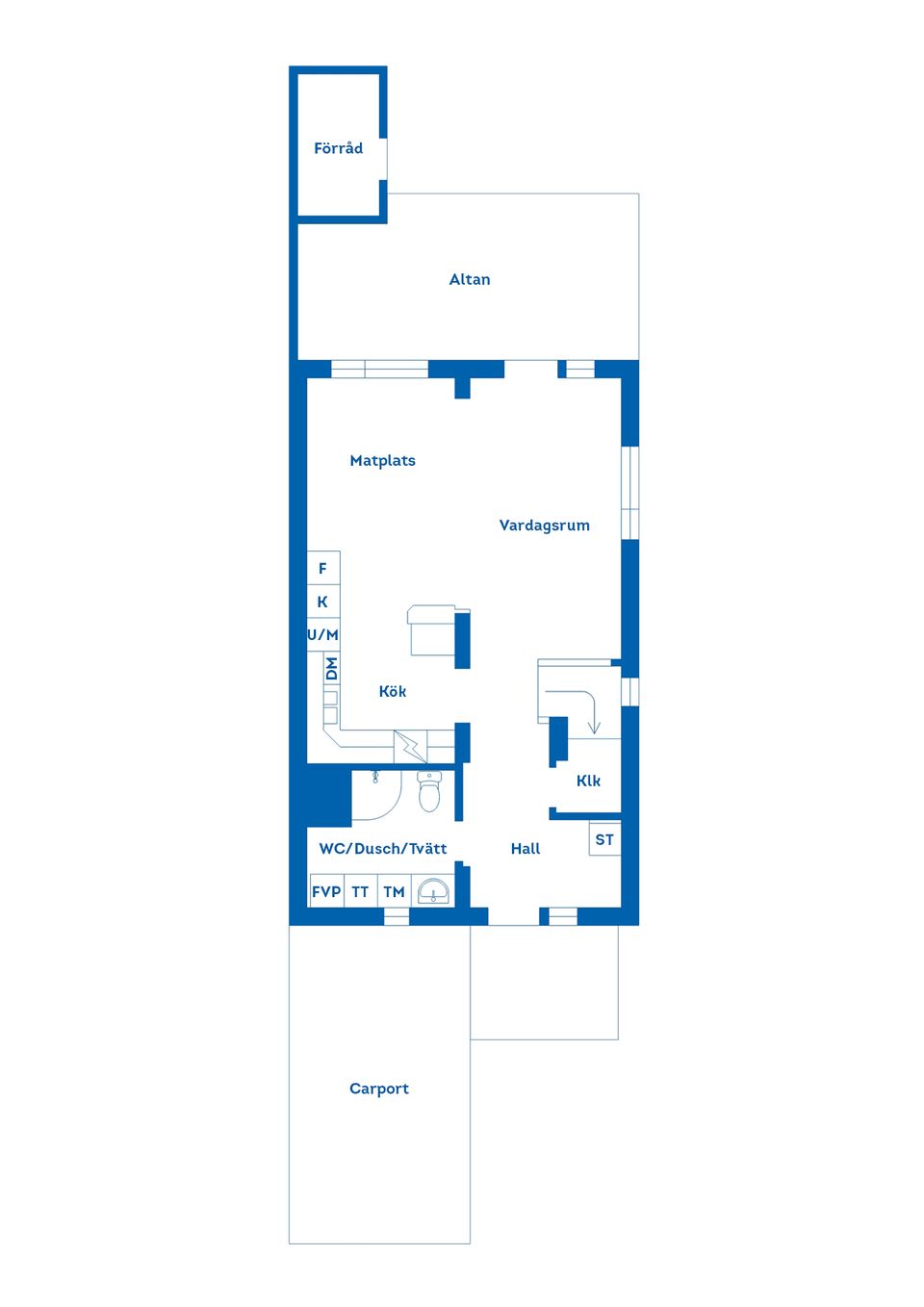 Radhus, Sunes väg 9B, Skrea, Falkenberg