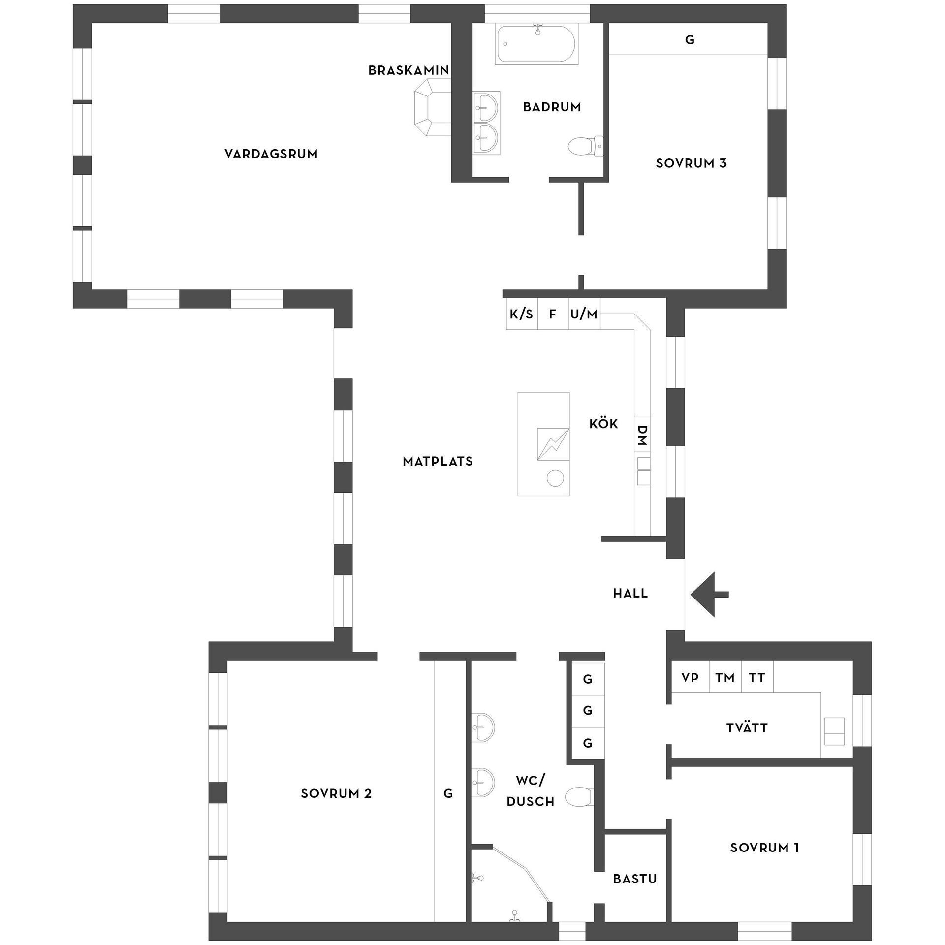 Villa, Faskungevägen 35, Borsökna, Eskilstuna