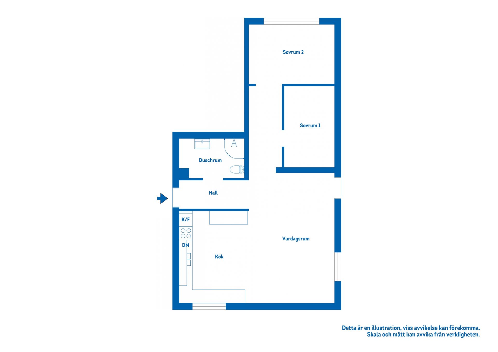 Bostadsrätt, Villagatan 21B, Flen
