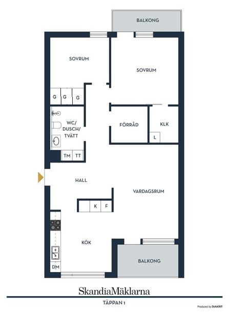 Bostadsrätt, Täppan 1, Sörbyängen, Örebro