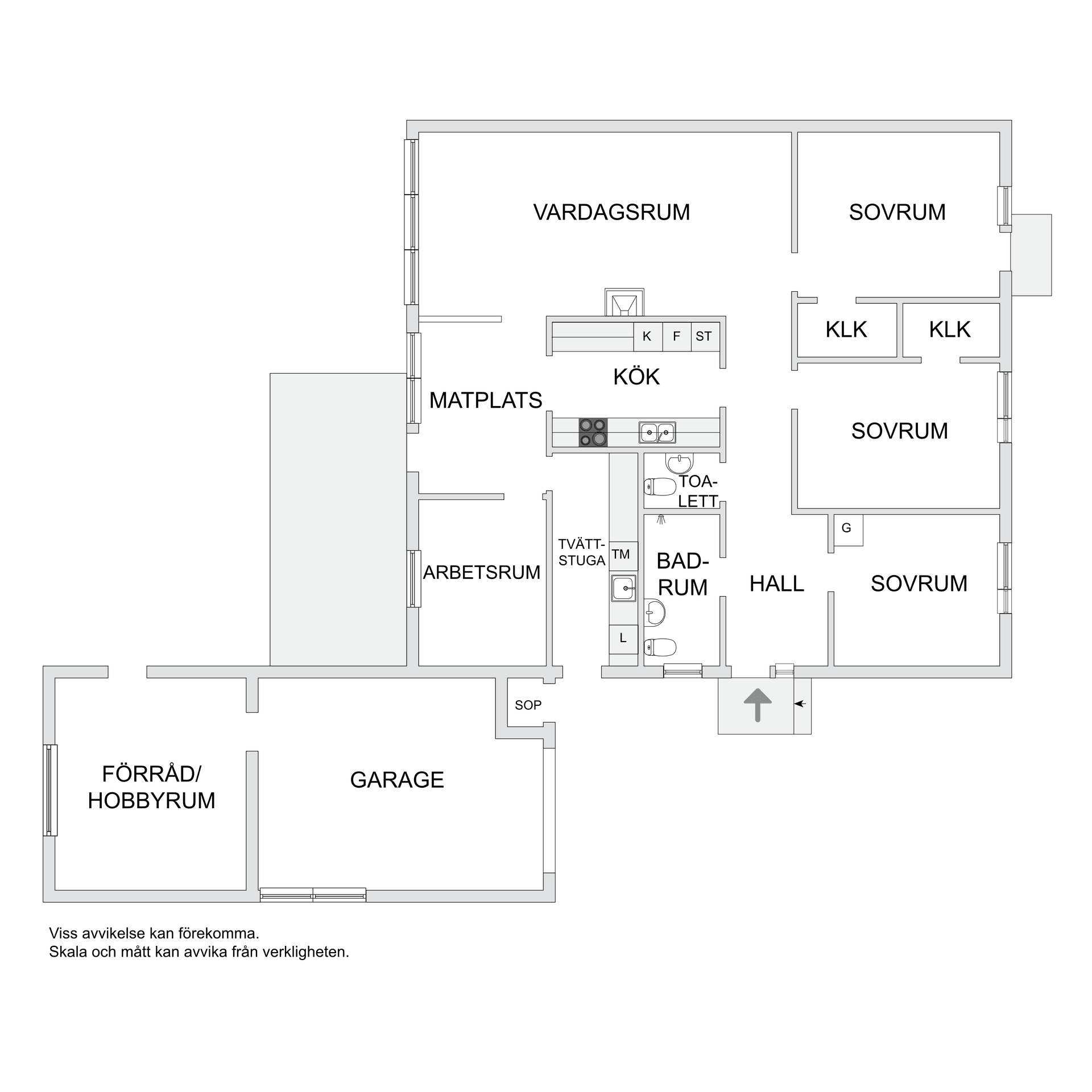 Villa, Enebyvägen 1, Sköldinge, Katrineholm