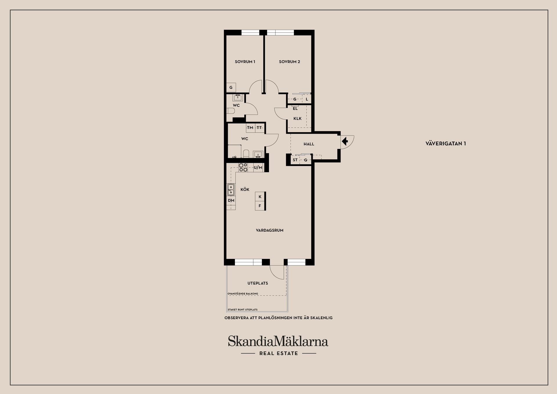Bostadsrätt, Väverigatan 1, Ebbepark, Linköping
