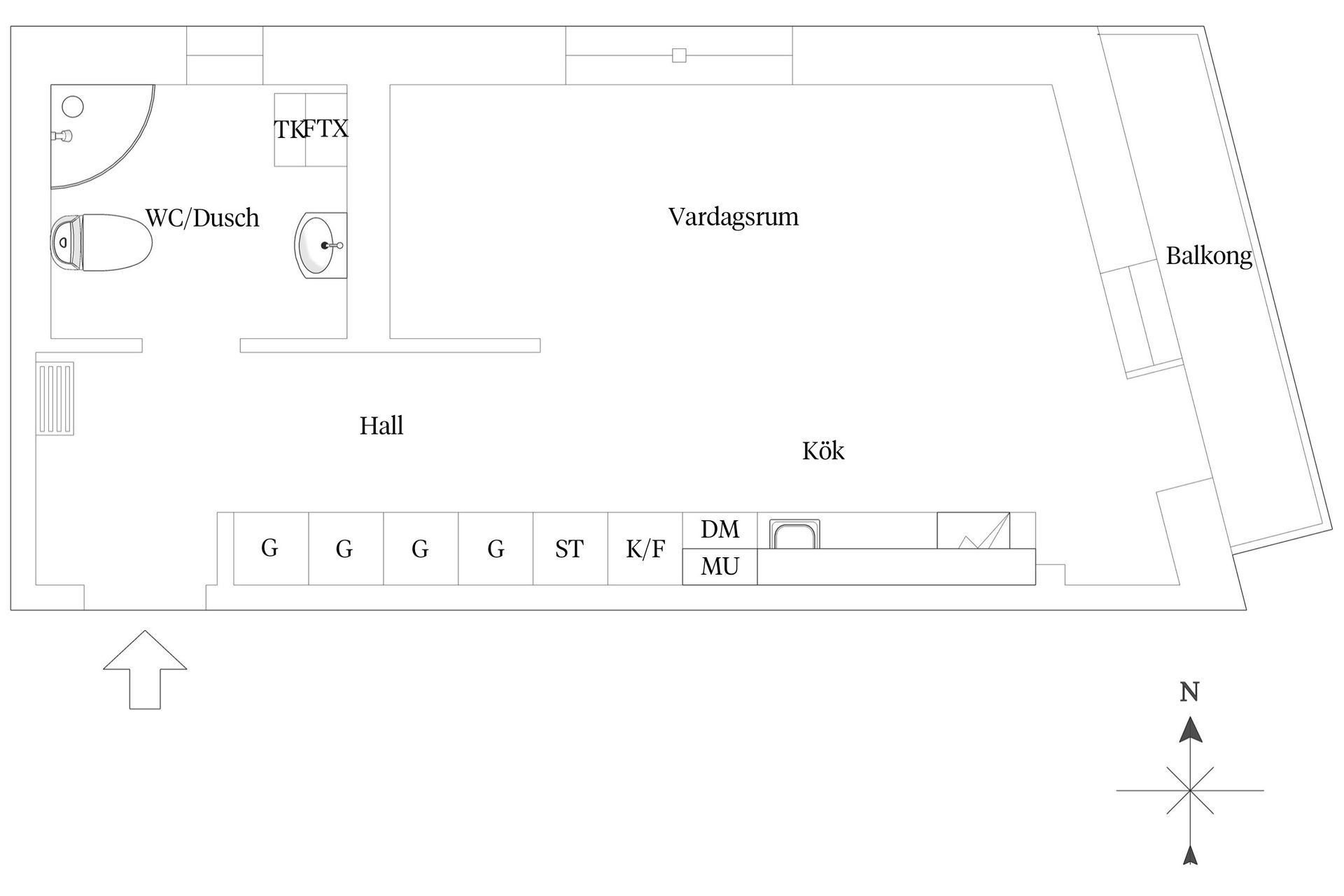 Bostadsrätt, Borstbindaregatan 5, Centrala Hisingen, Göteborg