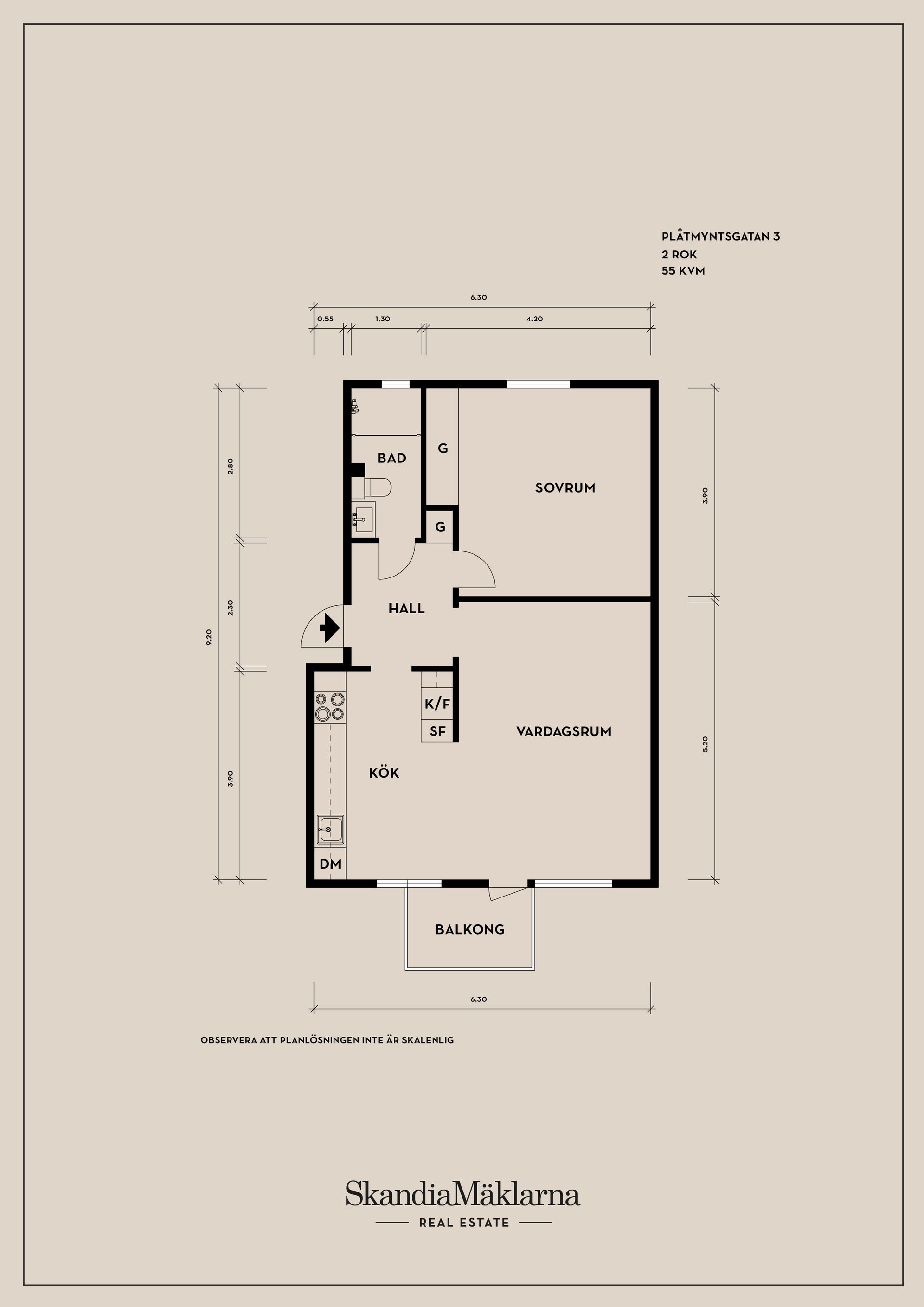 Bostadsrätt, Plåtmyntsgatan 3, Högsbo, Göteborg