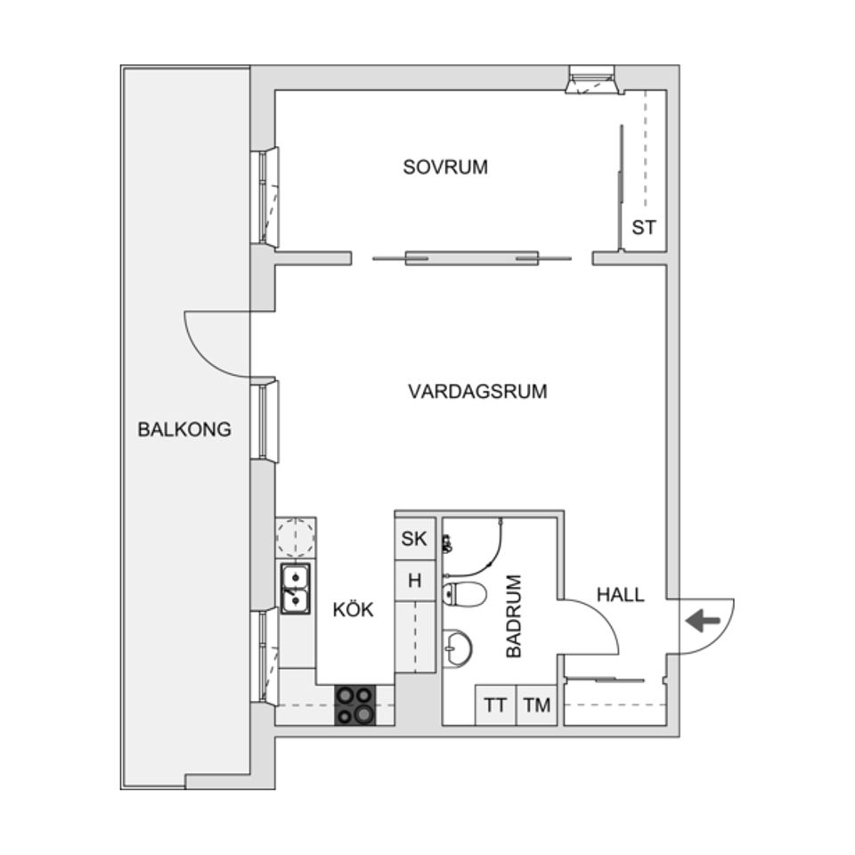 Bostadsrätt, Ölandsresan 3E, Sävja, Uppsala
