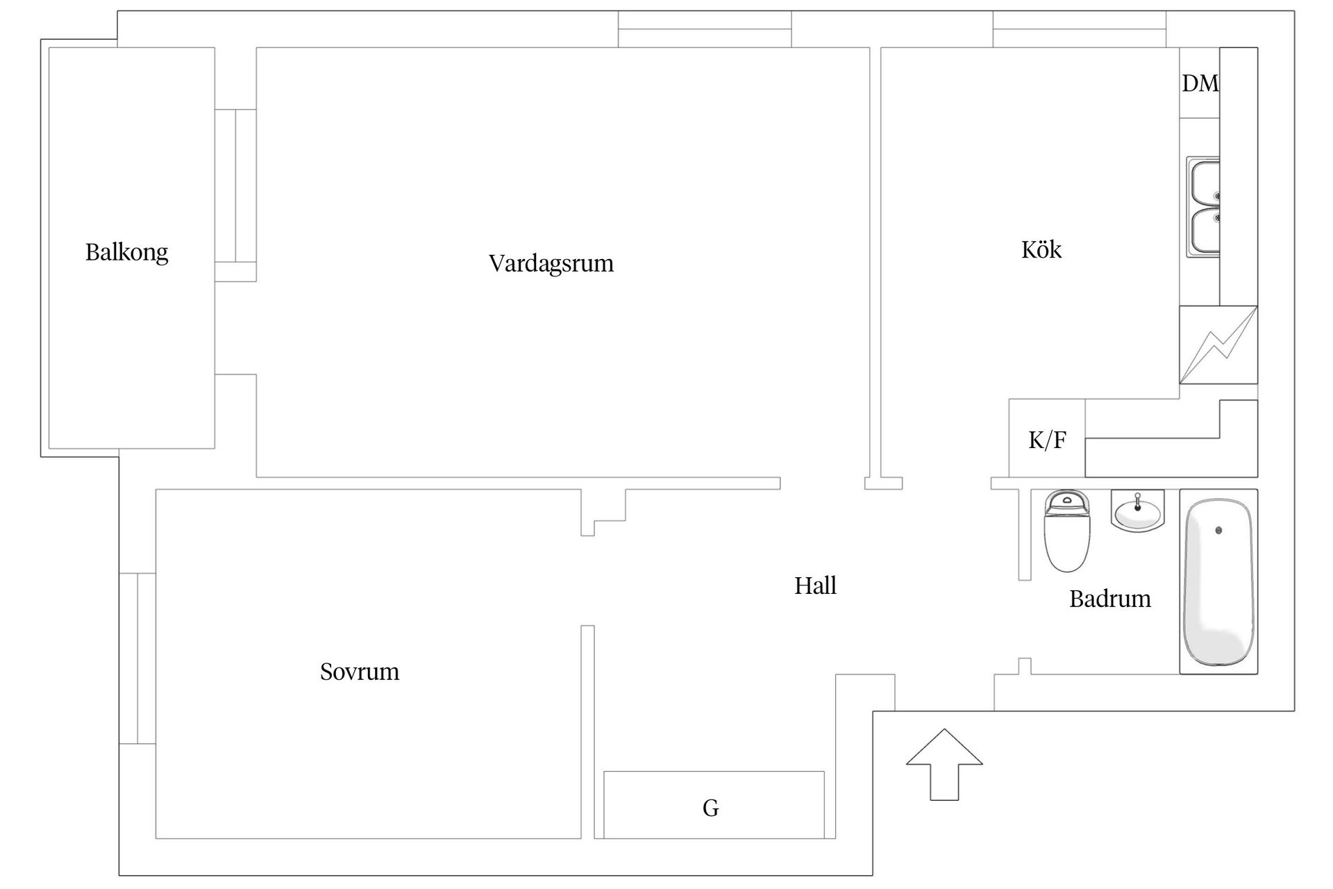 Bostadsrätt, Pär Lagerkvists väg 4, Norr, Växjö