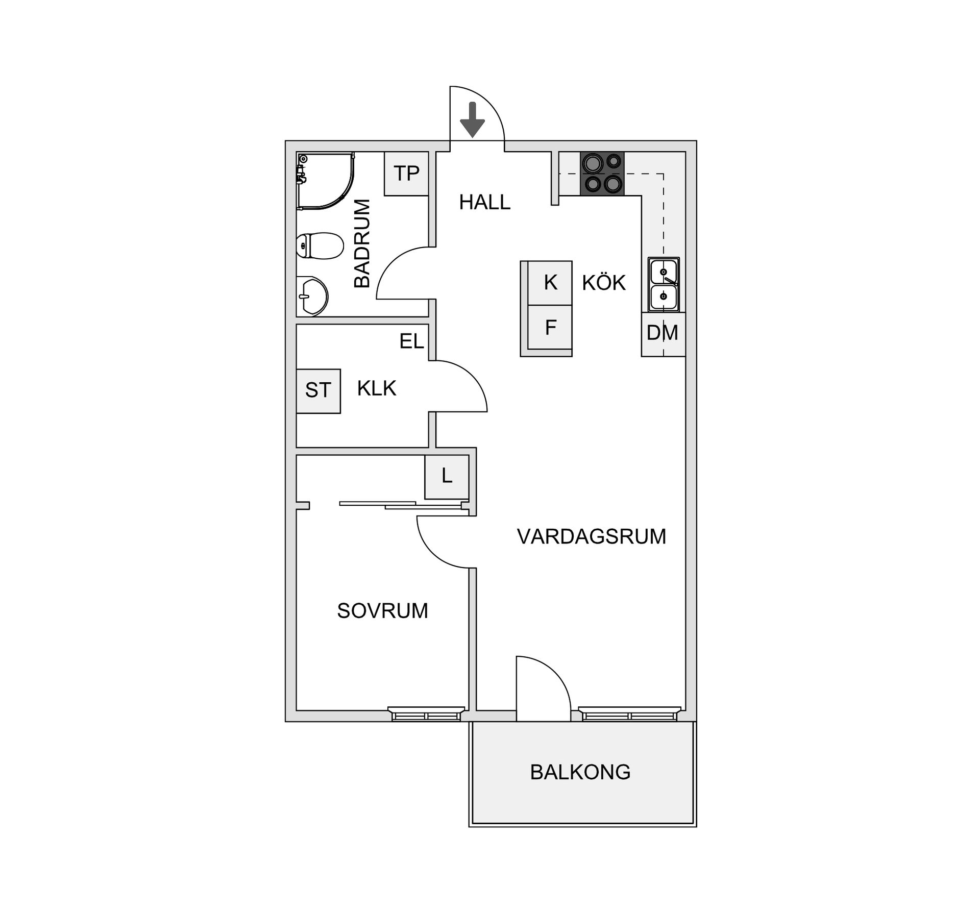 Bostadsrätt, Kvarntorget 11, Höganäs, Uppsala